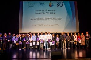 Gala wręczenia certyfikatów DELF - święto jęz